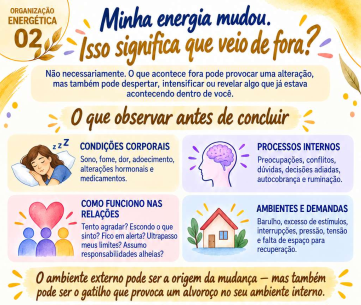 Trecho ilustrado original: ORGANIZAÇÃO ENERGÉTICA